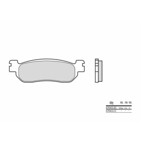 BREMBO Scooter Carbon Ceramic Brake pads ​​​​​​​YAMAHA X-MAX 125 2011-2019