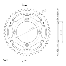 Supersprox Stealth Rear sprocket Orange 