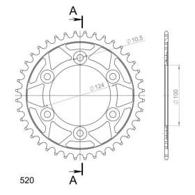 Supersprox / JT Rear sprocket 735.40