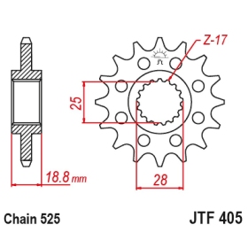 Supersprox Front sprocket 405.20