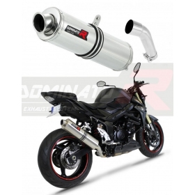 Exhaust silencer Dominator ROUND SUZUKI GSR 750 2011-2016