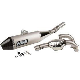 HGS Black/Carbon Exhaust system 4T Complete Ktm / Husqvarna / GasGas 450cc 2023->