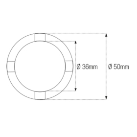 JMP Spanner Nut Socket 36/50mm