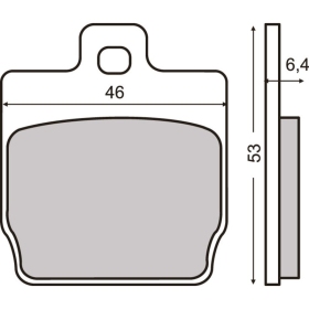 BRAKE PADS TEC-X MCB701 STANDARD