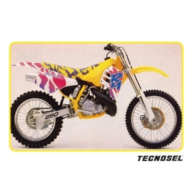 TECNOSEL lipdukų, sėdynės užvalko rinkinys ​​​​​​​​​​​​​​SUZUKI RM 125-250 1989-1992