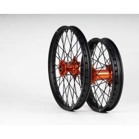 Sixty5 KTM/ GAS GAS/ HUSQVARNA Black/Orange Enduro 1.6-21"/2.15-18" wheel set