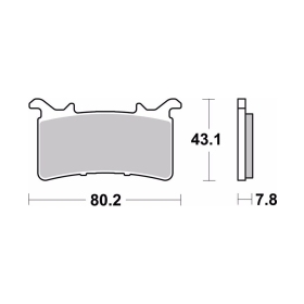 Brembo Brakepads Front Carbon-Ceramic Racing BMW / HONDA