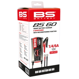 BS BATTERY BS60 Pro-Smart Battery Charger  - 12V 1/4/6A