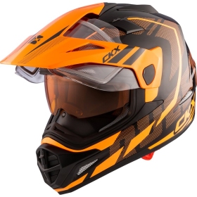 CKX Quest RSV Moosek orange Motocross Helmet (with heated visor)