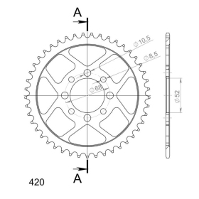 Supersprox / JT Rear sprocket 801.41 41t