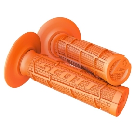 Vairo rankenėlės 22/25mm SCOTT Grip Radial Full Waffle oranžinė