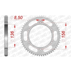 AFAM Steel Standard Rear Sprocket 53104 58 teeth