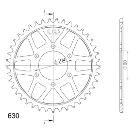 Supersprox / JT Rear sprocket 501.33 33t