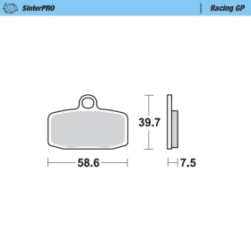 Moto-Master Brakepads Husqvarna/ Ktm/ Sherco