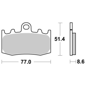 Sbs Brakepads 796HS Sintered BMW