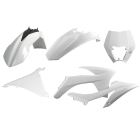 Polisport plastic kit KTM EXC / EXC-F / XC-W / XCF-W (2012-2013) White