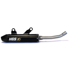 HGS Silencer Black with carbon end cap 4T GasGas / Husqvarna / Ktm 450cc 2023->