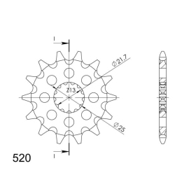 Supersprox / JT Front sprocket 565.16