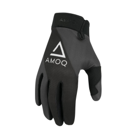 AMOQ Airline Mesh Textile Gloves Black / Grey