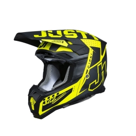 Helmet Just1 J-22 F Junior Falcon Titanium/Black/Fluo Yellow 