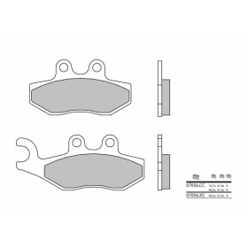 BREMBO Scooter Carbon Ceramic Brake pads APRILIA / DERBI / GILERA / HARLEY / MALAGUTI / PEUGEOT / PIAGGIO / POLARIS / VESPA 