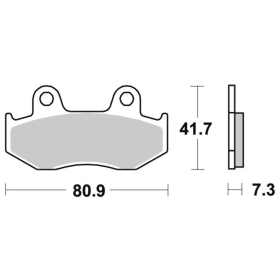 Sbs Brakepads 558HF Ceramic HONDA