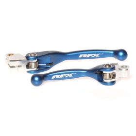 RFX Race Forged Flexible Lever Set Blue Yamaha YZ 65-85cc 2015-2024