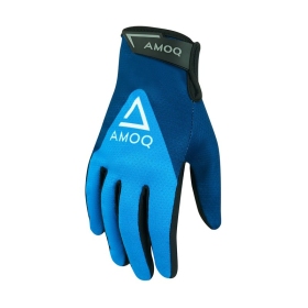 AMOQ Ascent V2 Textile Gloves Navy / Sky Blue