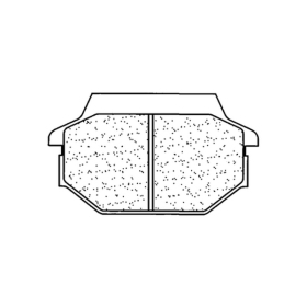 CL BRAKES 1123ATV1 ATV Sintered Metal Brake pads KYMCO MAXXER / MXER 50-125 02-20 