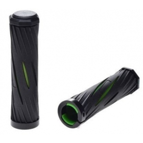 BICYCLE HANDLEBAR GRIPS WITH PLASTIC SLEEVE 120mm 2PCS