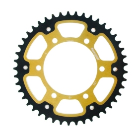 Supersprox Stealth Rear sprocket Gold SUZUKI GSX / YAMAHA MT / XSR / YZF 45t