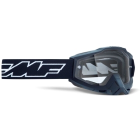 FMF POWERBOMB Enduro Goggle Rocket Black - Clear Double Lens