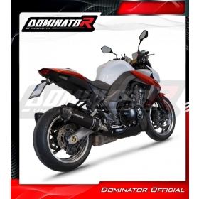 Duslintuvo bakeliai Dominator HP1 BLACK + dB killer Kawasaki Z1000 2014 - 2016