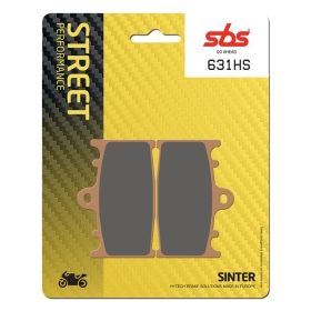 Sbs Brakepads 631HS Sintered KAWASAKI / SUZUKI