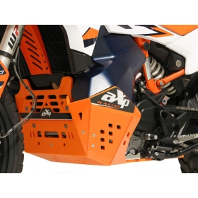 AXP Adventure HARD Skid Plate Orange HDPE 8mm KTM ADVENTURE R 790-890cc 2019-2024