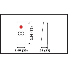 Perf anods Side Pocket Honda/Mercury