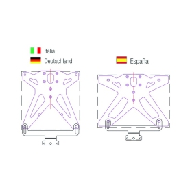 MaxTuned Atšvaitas horizontalus ant numerių rėmelio