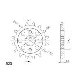 Supersprox / JT Front sprocket 512.17