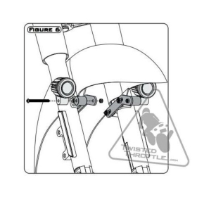 DENALI žibintų laikiklis HONDA VT 750 C2 SHADOW 1997-2012