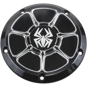 REKLUSE Derby Clutch Cover - Aluminium Black Gloss Harley Davidson 1340 / 1450 / 1584 / 1690 / 1802 1999-2017 