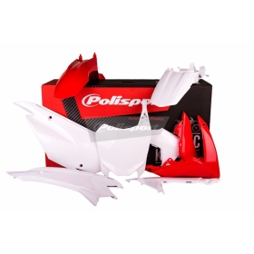  Polisport plastikų komplektas CRF110F 2013-2019 Balta / Raudona