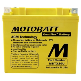 Akumuliatorius Motobatt MBTX20U 12V 21Ah