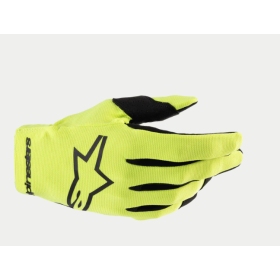 Alpinestars vaikiškos Radar pirštinės Fluo/Juoda