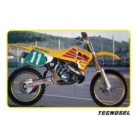 TECNOSEL lipdukų, sėdynės užvalko rinkinys SUZUKI RM 125-250 1993-1995