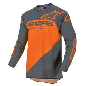 Alpinestars marškinėliai Racer Supermatic Pilka/Oranžinė