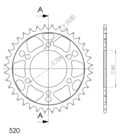 Supersprox / JT Rear sprocket 1478.36