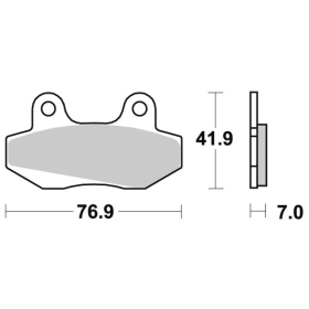 Sbs Brakepads 551HF Ceramic HONDA / HYOSUNG / KYMCO