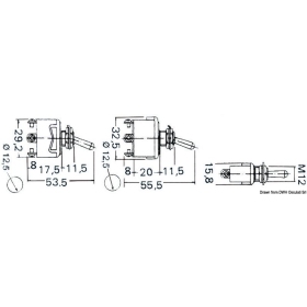 toggle switch ON-OFF-ON 3ways