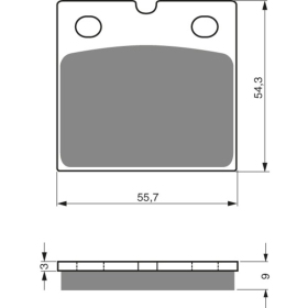 GOLDFREN Brake Pads 081 S3 BMW / Ducati / Moto Guzzi