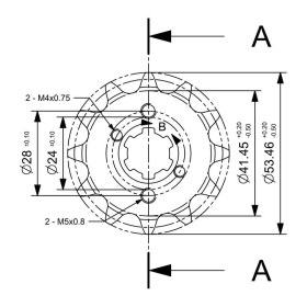 Forte Front sprocket 14 teeth 420 Derbi Senda 00- / Aprilia 06- / Gilera 03-